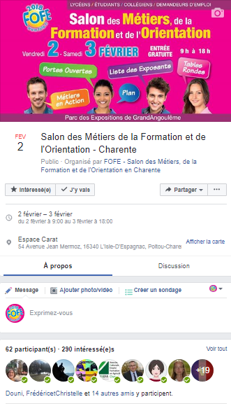 fofe angouleme événement facebook 2018
